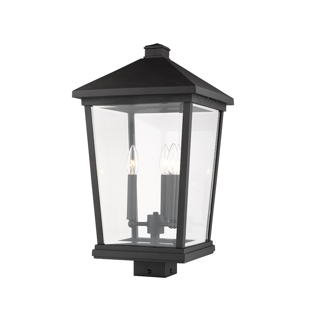 Z-Lite 3 Light Outdoor Post Mount Fixture. Picture 2