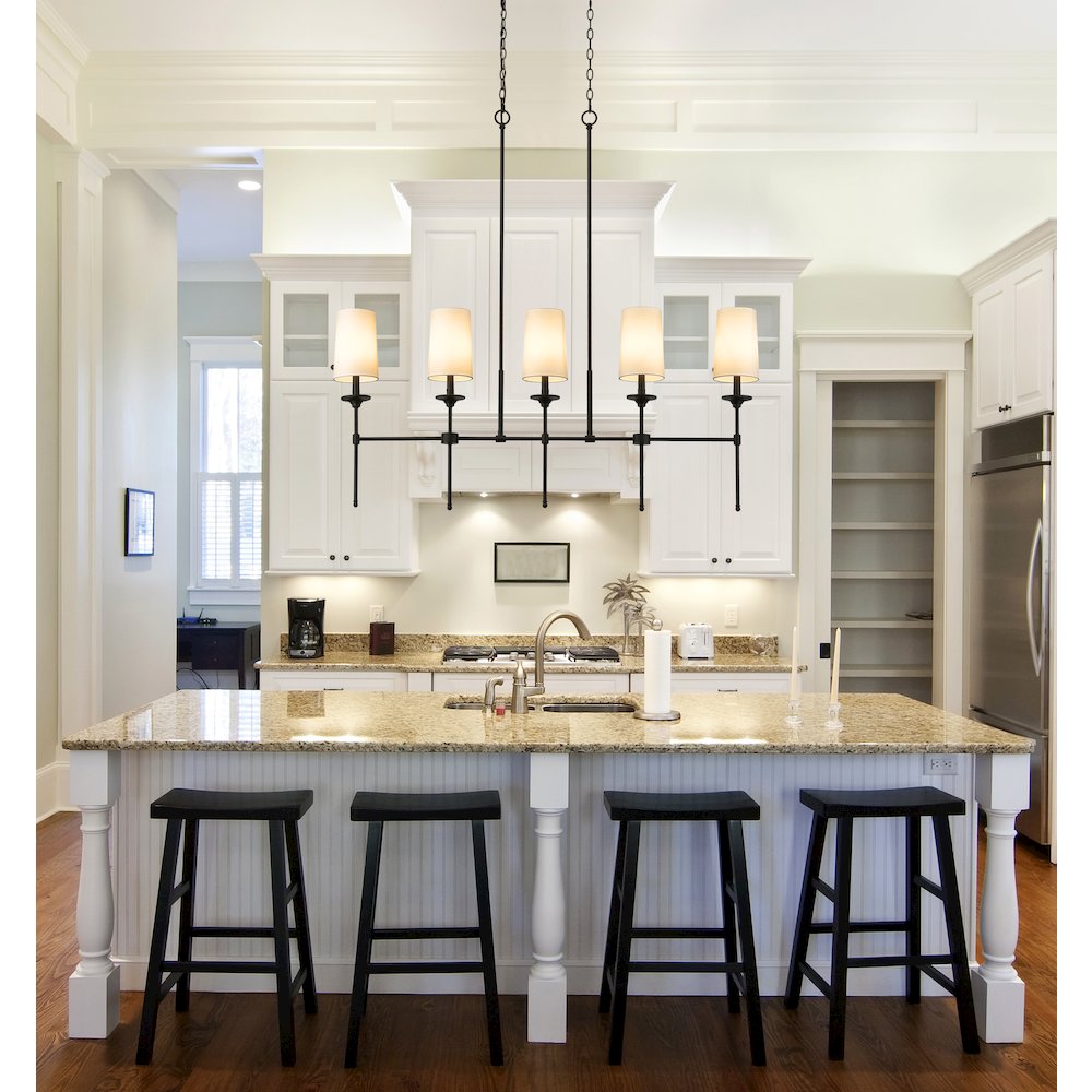 Z-Lite 5 Light Linear Chandelier. Picture 7