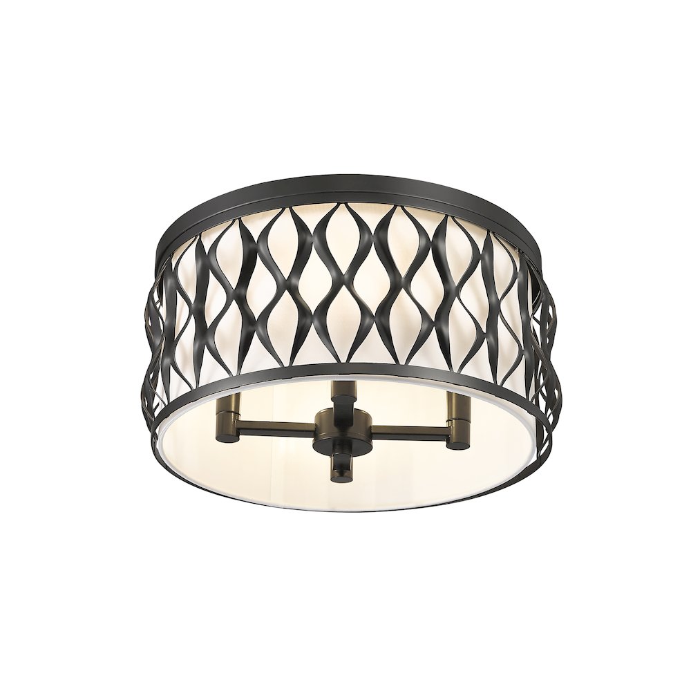 Z-Lite 4 Light Flush mount. Picture 3