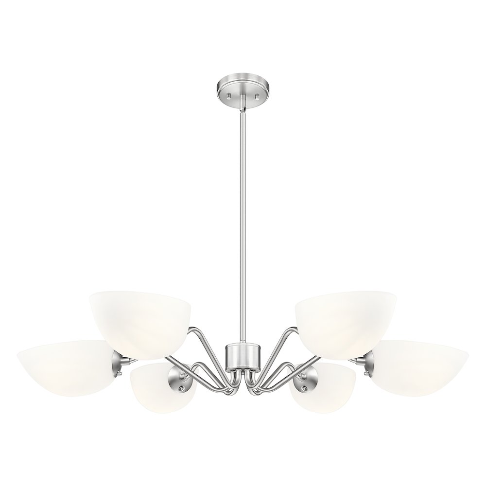 Z-Lite 6 Light Chandelier, Brushed Nickel. Picture 7
