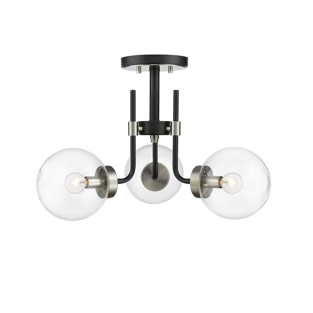 Z-Lite 3 Light Semi Flush Mount. Picture 2