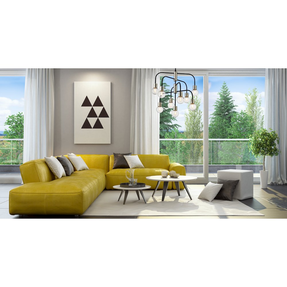 Z-Lite 9 Light Chandelier. Picture 6