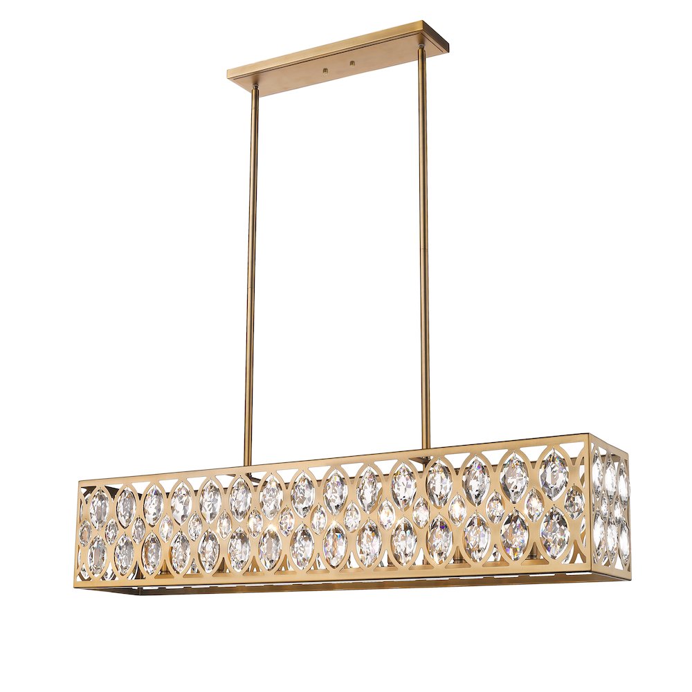 Z-Lite 7 Light Linear Chandelier. Picture 2