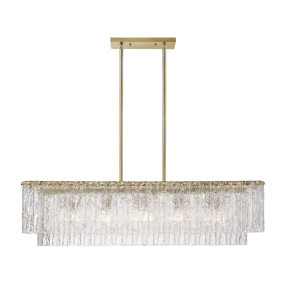 Z-Lite 5 Light Linear Chandelier. Picture 2