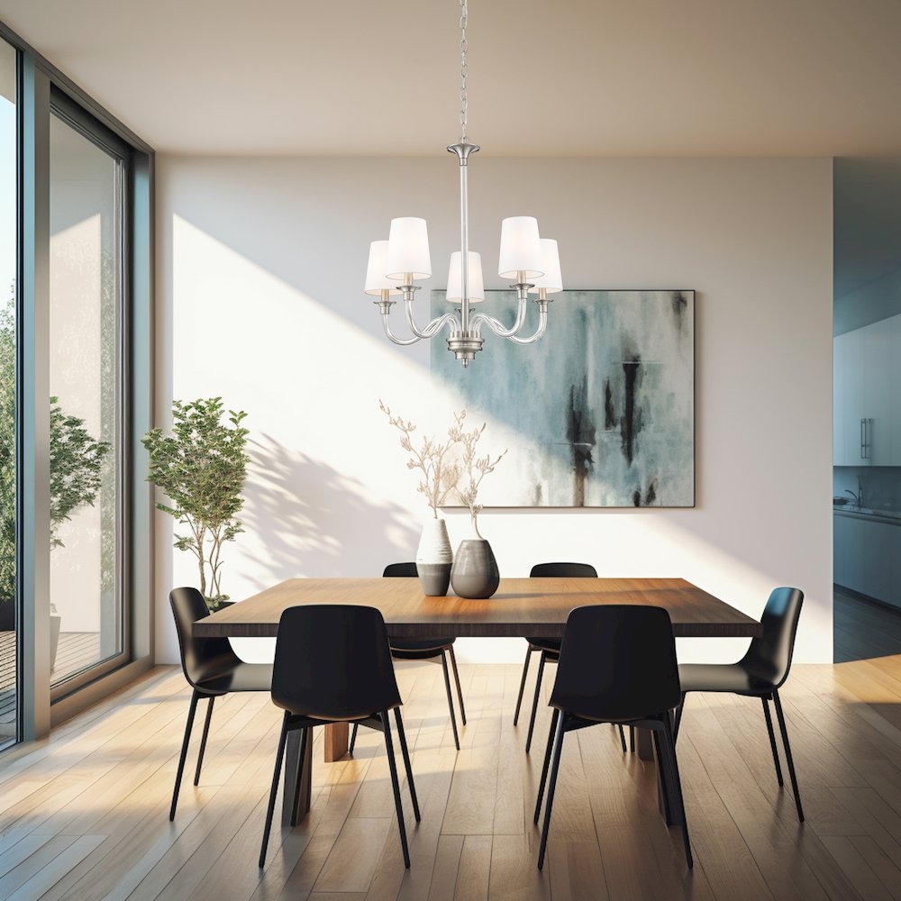 Z-Lite 5 Light Chandelier. Picture 7
