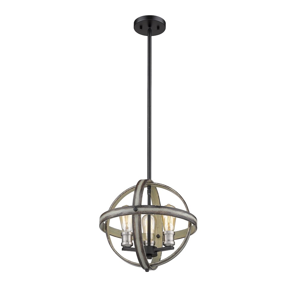 Z-Lite 3 Light Pendant. Picture 2