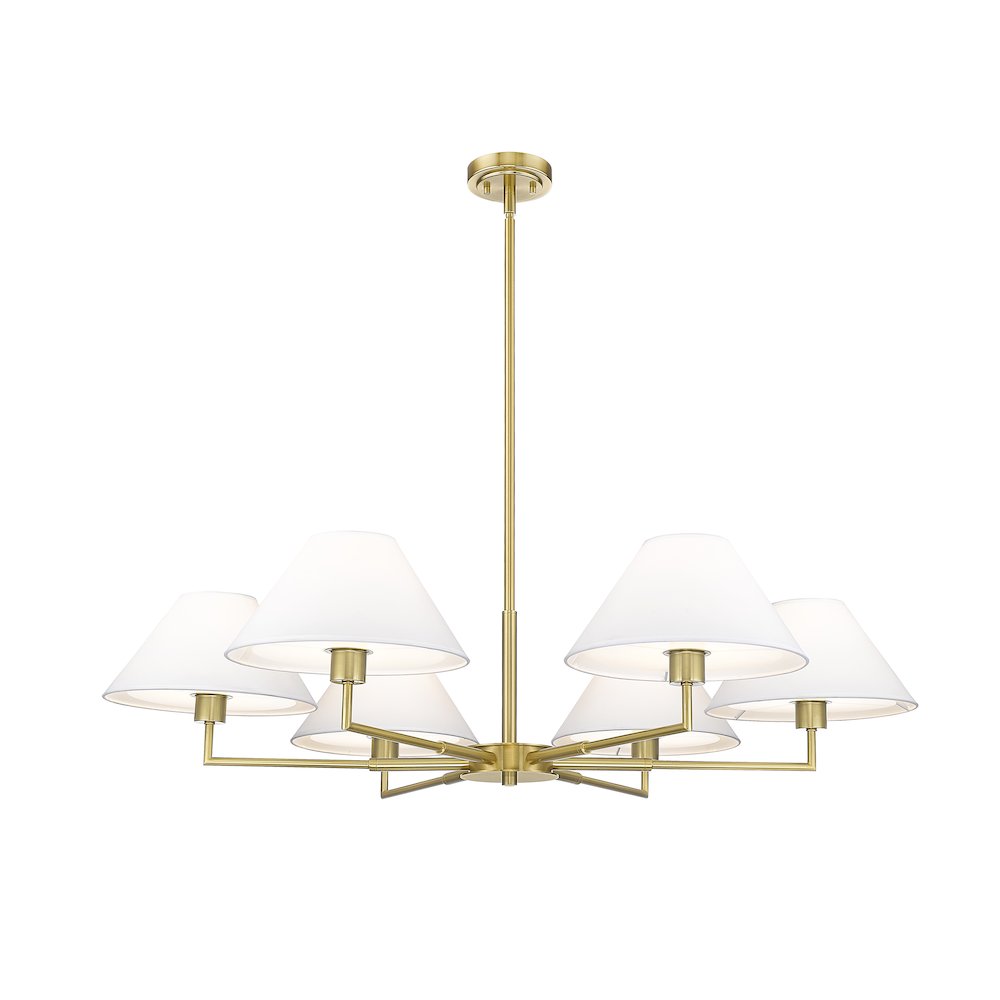 Z-Lite 6 Light Chandelier. Picture 2