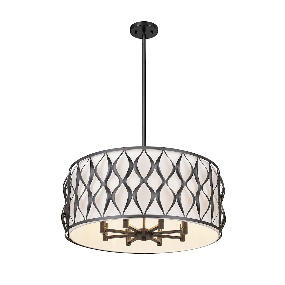 Z-Lite 8 Light Pendant. Picture 3