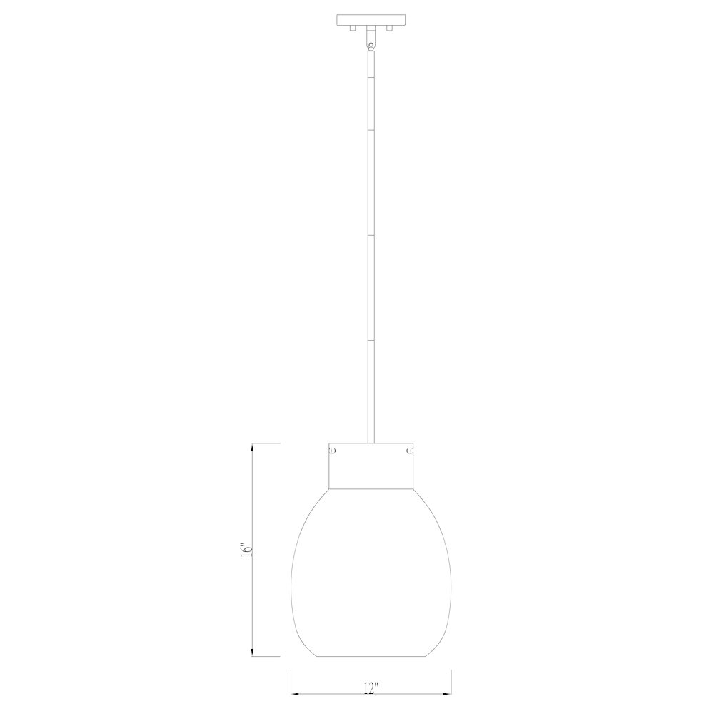 Z-Lite 1 Light Pendant. Picture 8
