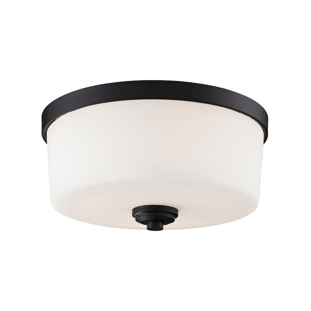 Z-Lite 3 Light Flush Mount. Picture 1