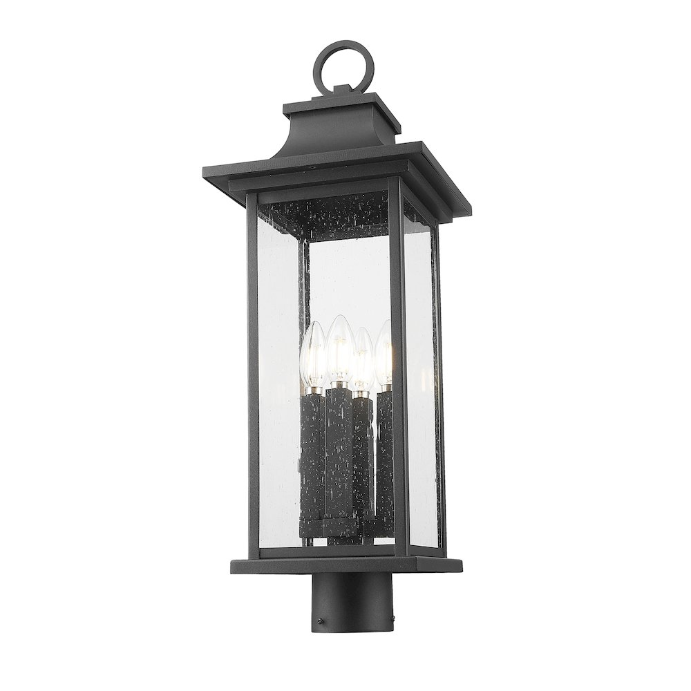 Z-Lite 4 Light Outdoor Post Mount Fixture. Picture 2