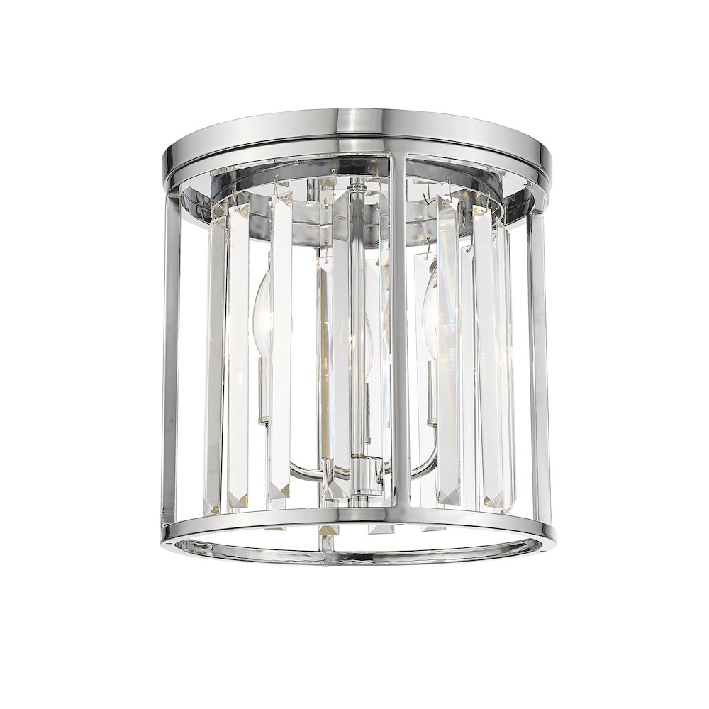 Z-Lite 3 Light Flush Mount. Picture 3
