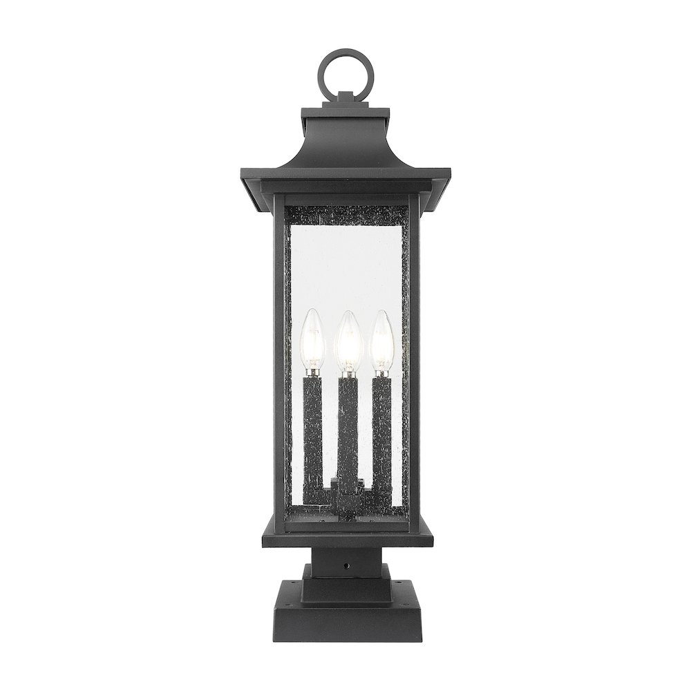 Z-Lite 4 Light Outdoor Pier Mounted Fixture. Picture 3