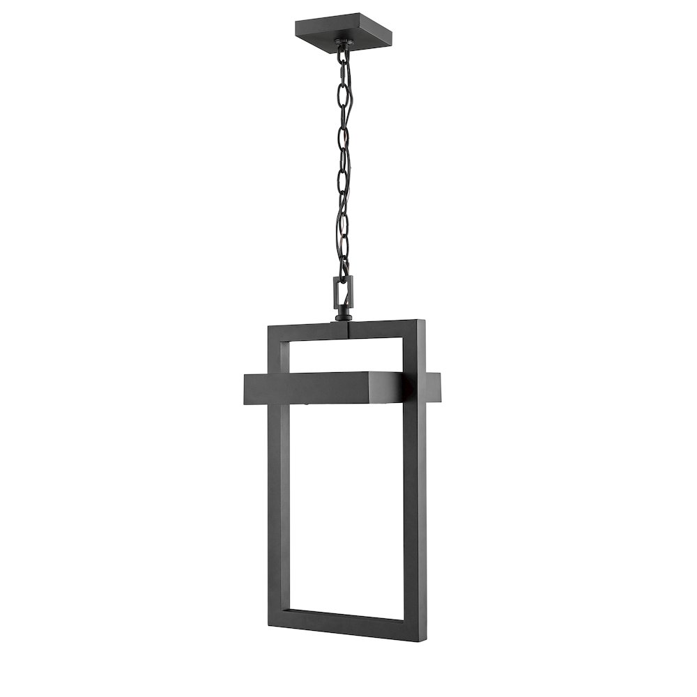 Z-Lite 1 Light Outdoor Chain Mount Ceiling Fixture. Picture 3