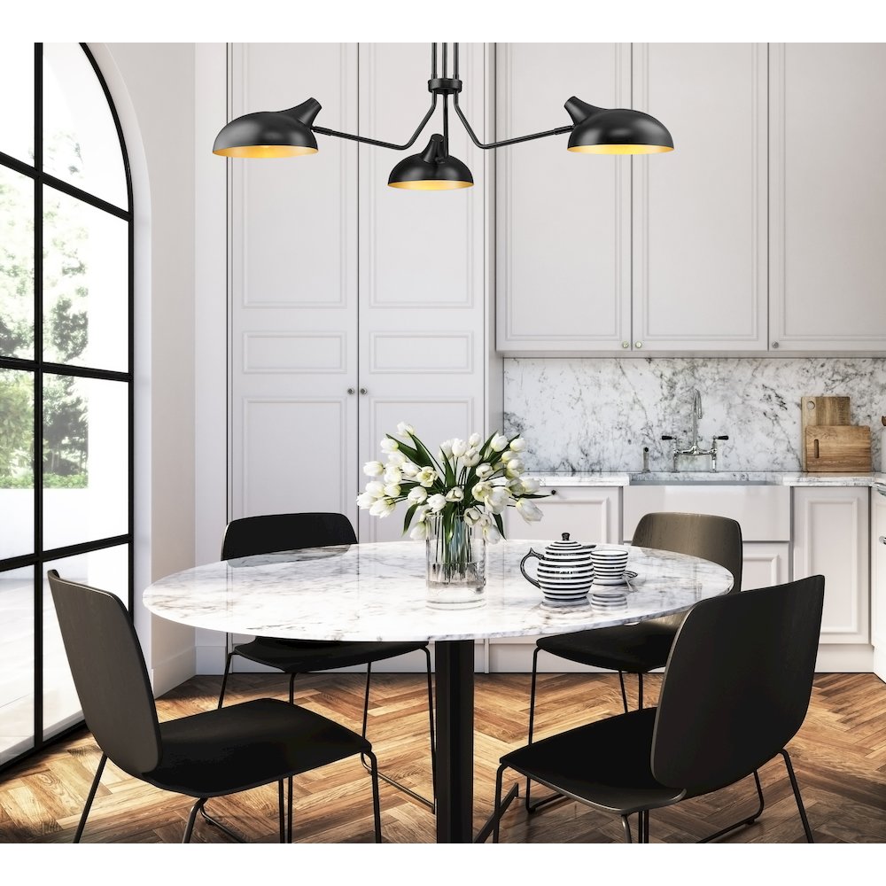 Z-Lite 3 Light Chandelier. Picture 7