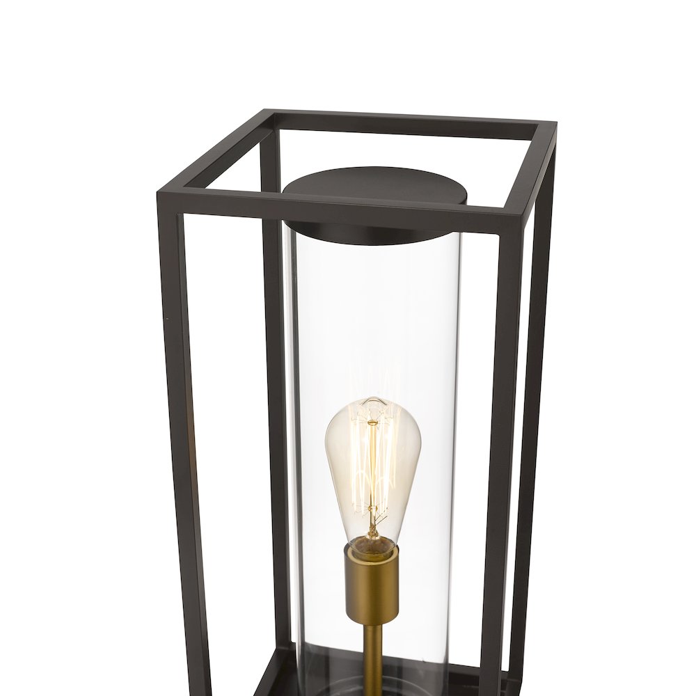 Z-Lite 1 Light Outdoor Pier Mounted Fixture. Picture 4