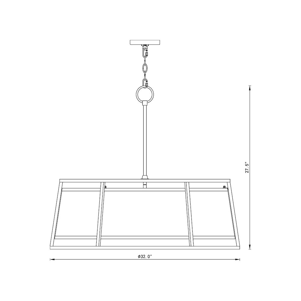 Z-Lite 8 Light Chandelier. Picture 8