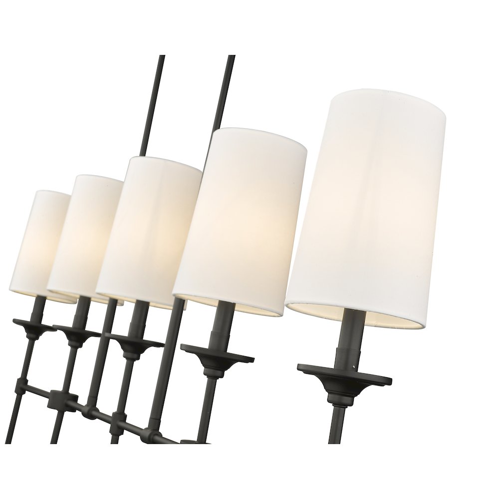 Z-Lite 5 Light Linear Chandelier. Picture 4