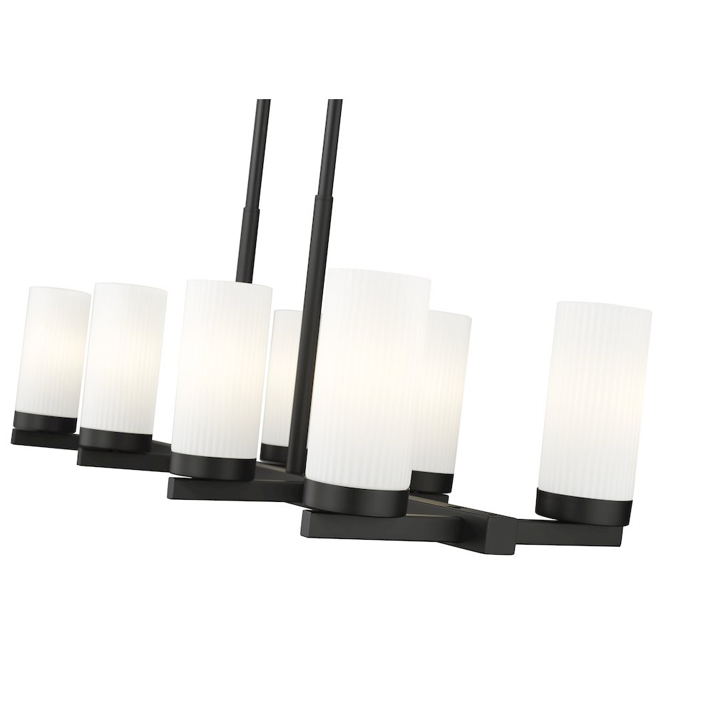 Z-Lite 8 Light Linear Chandelier. Picture 4