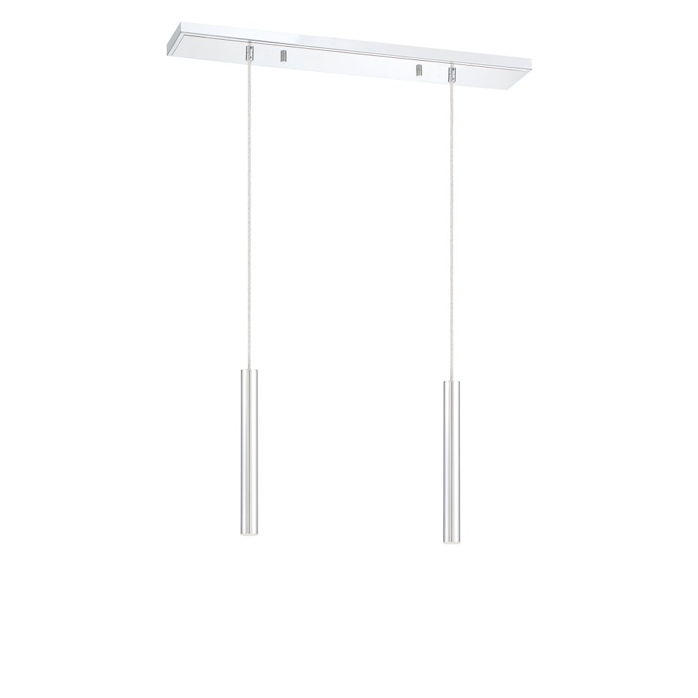 Z-Lite 2 Light Linear Chandelier. Picture 5