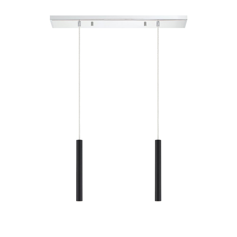 Z-Lite 2 Light Linear Chandelier. Picture 4
