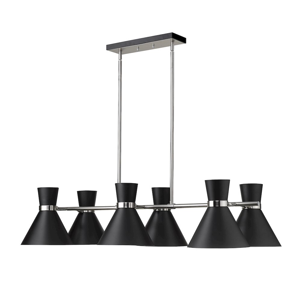 Z-Lite 6 Light Linear Chandelier. Picture 3