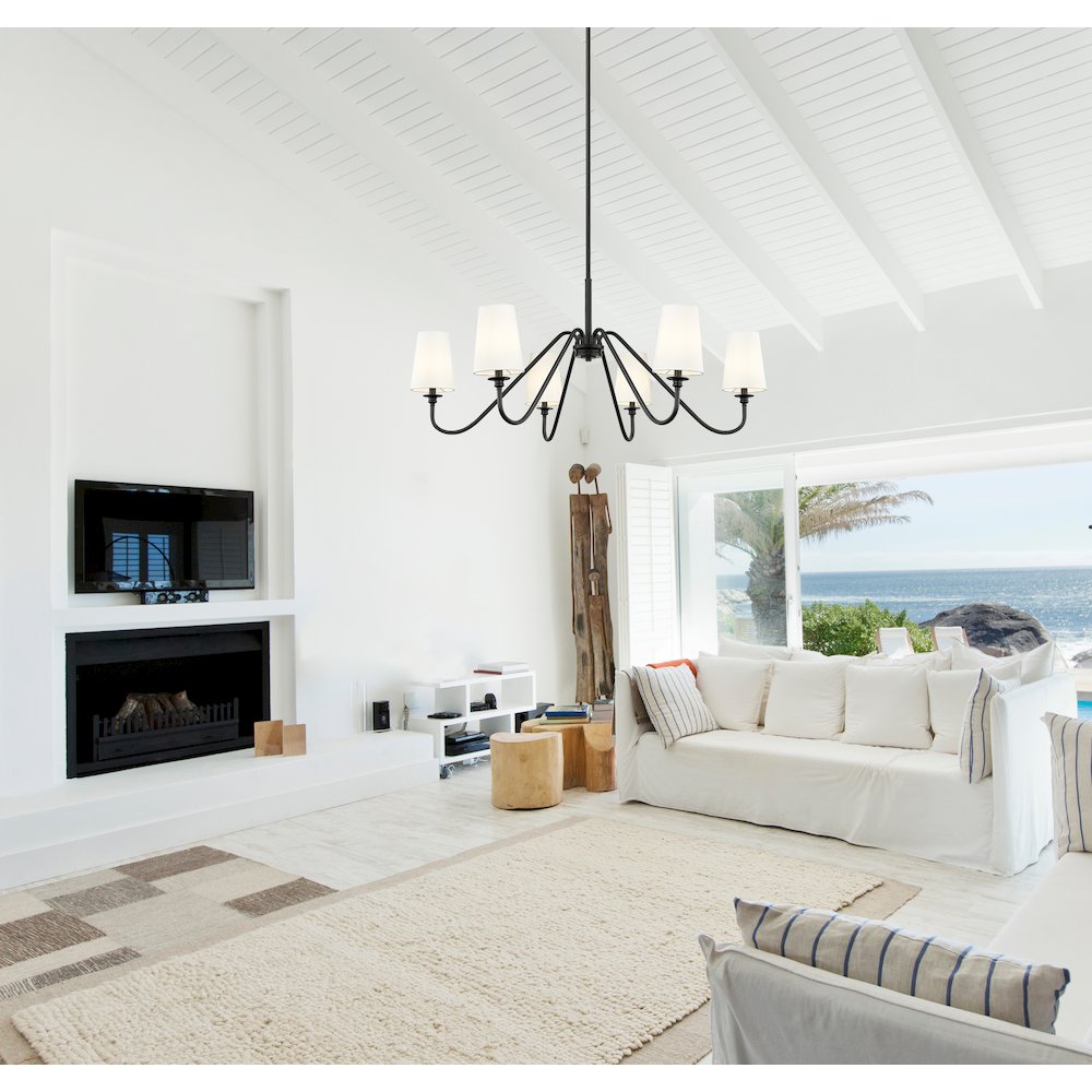 Z-Lite 6 Light Chandelier. Picture 7