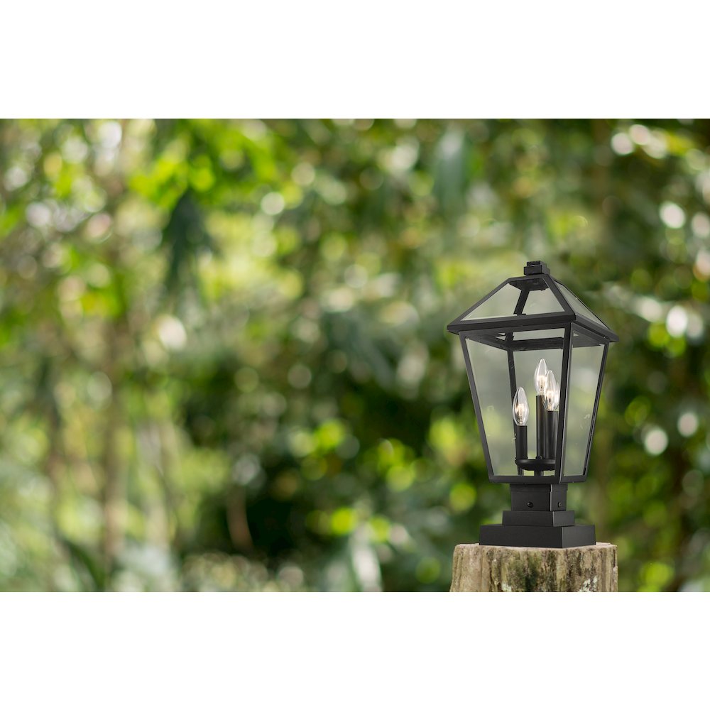 Z-Lite 3 Light Outdoor Pier Mounted Fixture. Picture 6