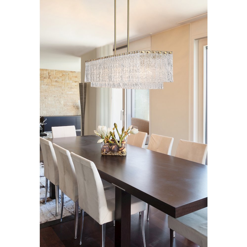 Z-Lite 7 Light Linear Chandelier. Picture 7
