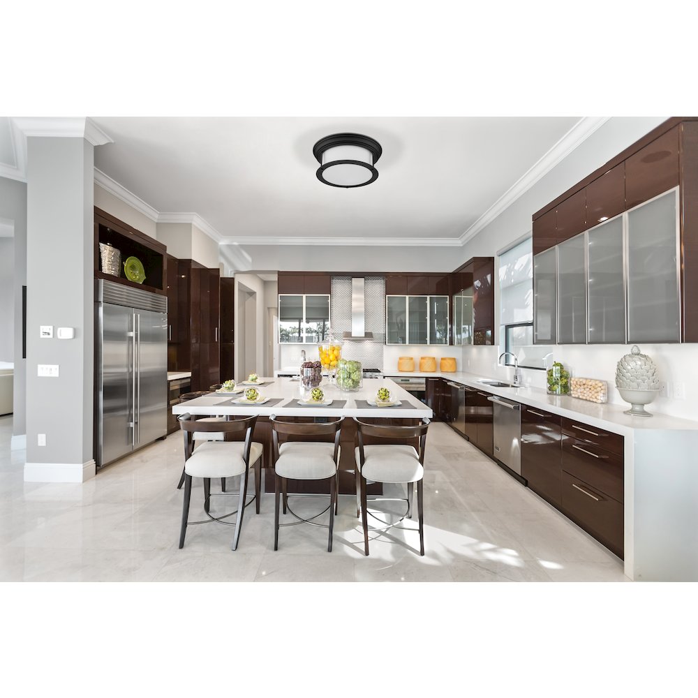 Z-Lite 2 Light Flush Mount. Picture 6