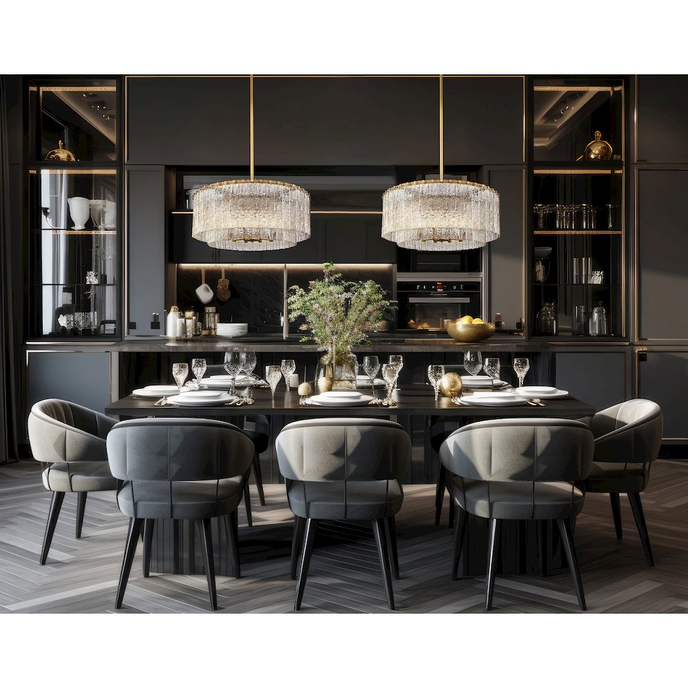 Z-Lite 10 Light Pendant. Picture 6