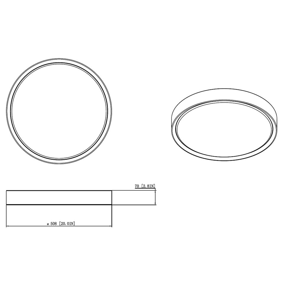 Z-Lite 1 Light Flush Mount. Picture 8