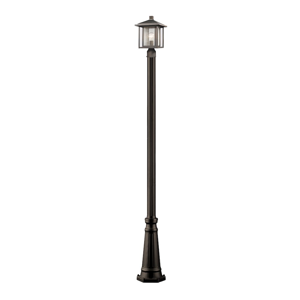 Z-Lite 1 Light Outdoor Post Mounted Fixture. Picture 1
