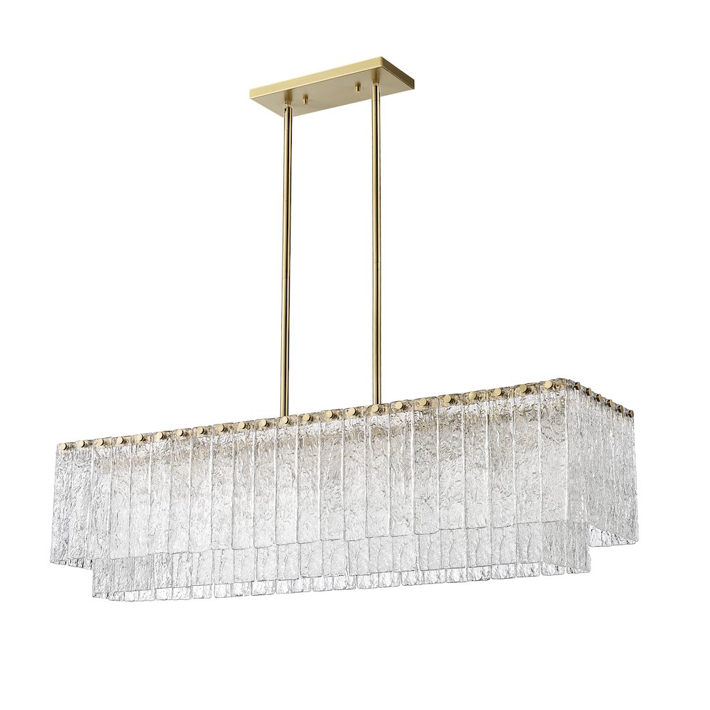Z-Lite 5 Light Linear Chandelier. Picture 5