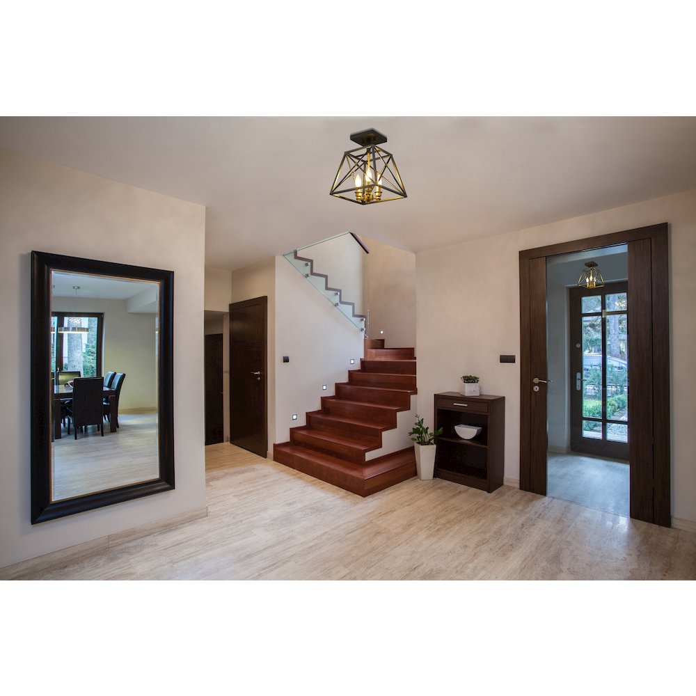Z-Lite 3 Light Semi Flush Mount. Picture 7