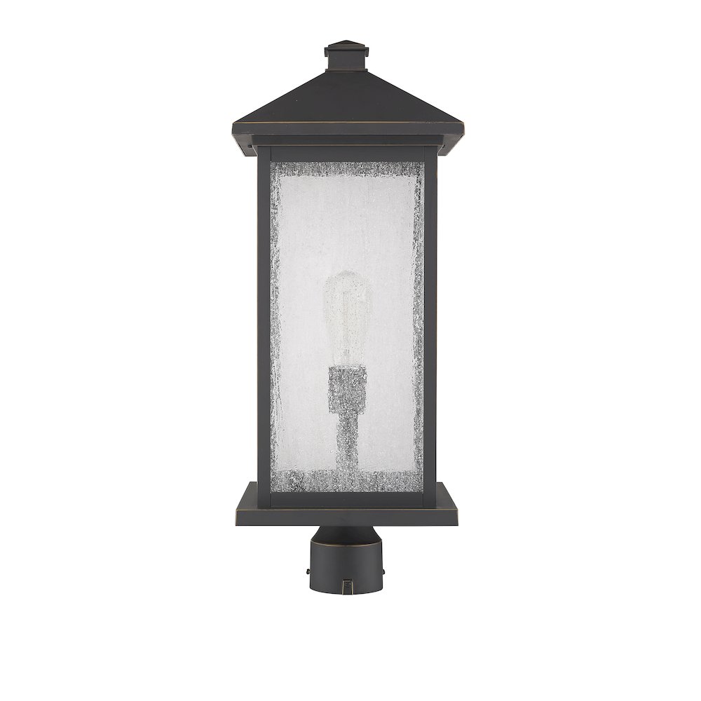 Z-Lite 1 Light Outdoor Post Mount Fixture. Picture 5