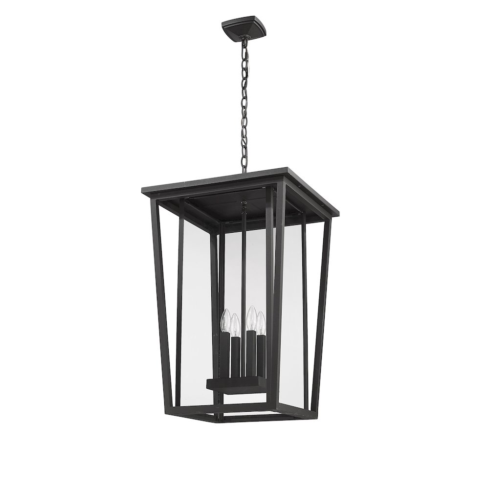 Z-Lite 4 Light Outdoor Chain Mount Ceiling Fixture. Picture 5