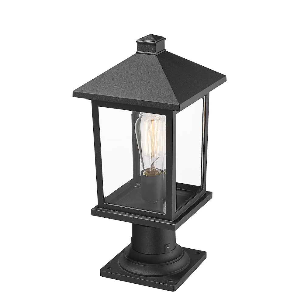 Z-Lite 1 Light Outdoor Pier Mounted Fixture. Picture 3