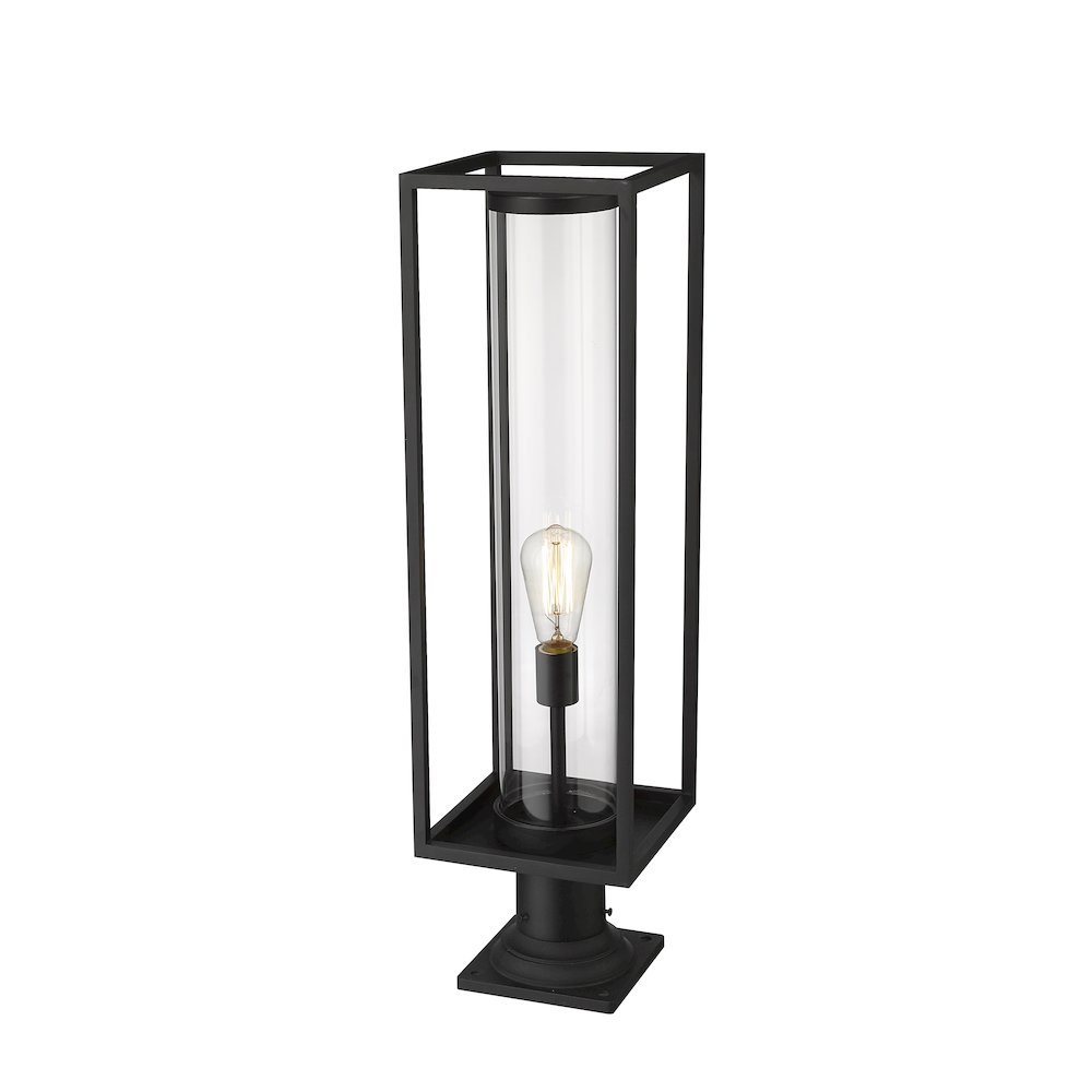 Z-Lite 1 Light Outdoor Pier Mounted Fixture. Picture 2