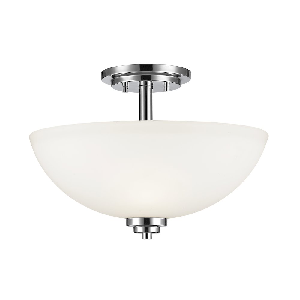 Z-Lite 3 Light Semi Flush Mount. Picture 1