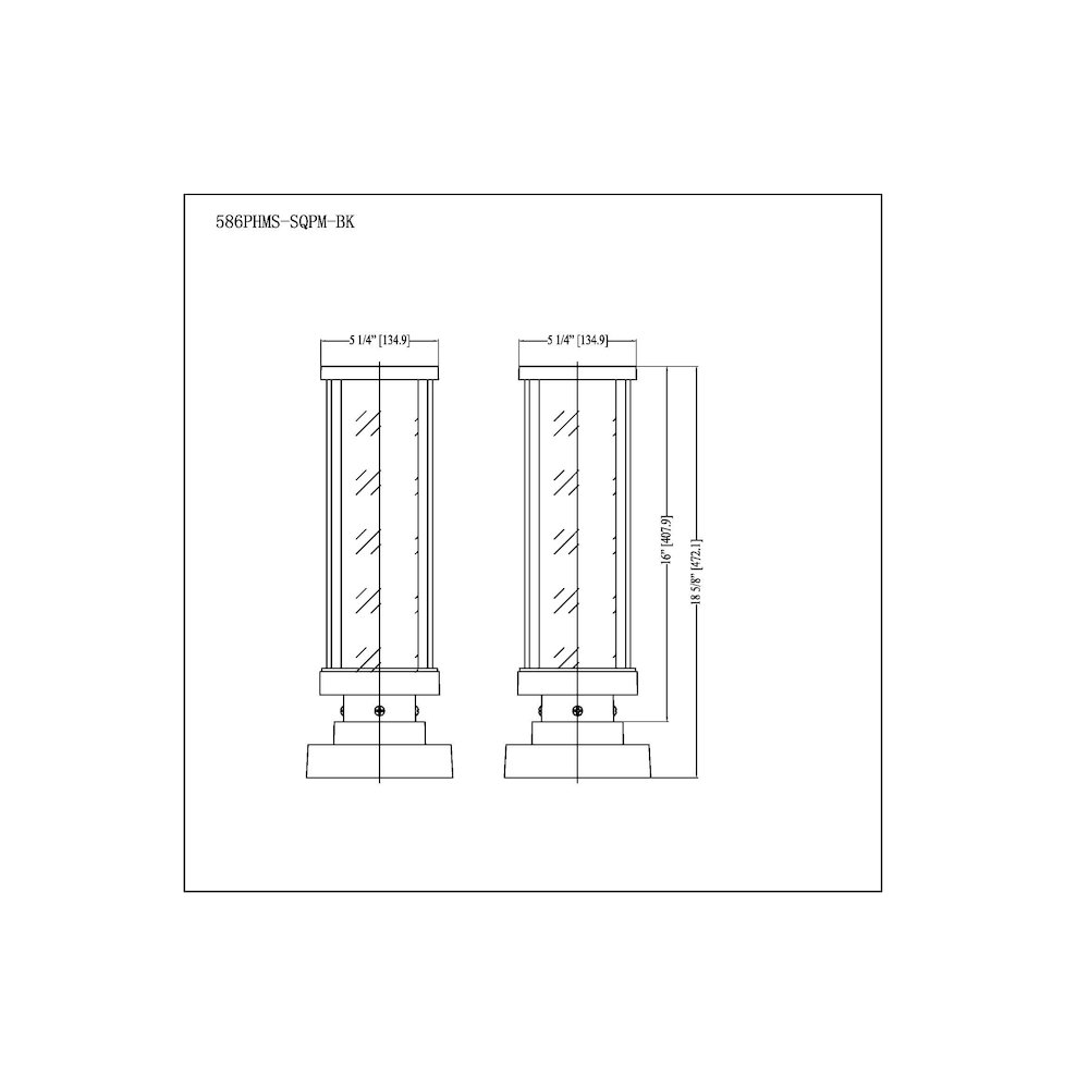 Z-Lite 1 Light Outdoor Pier Mounted Fixture. Picture 8