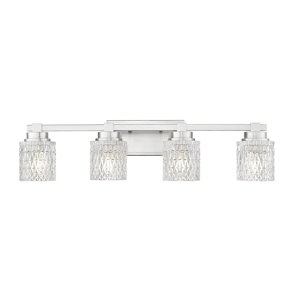 Z-Lite 4 Light Vanity, Brushed Nickel. Picture 2