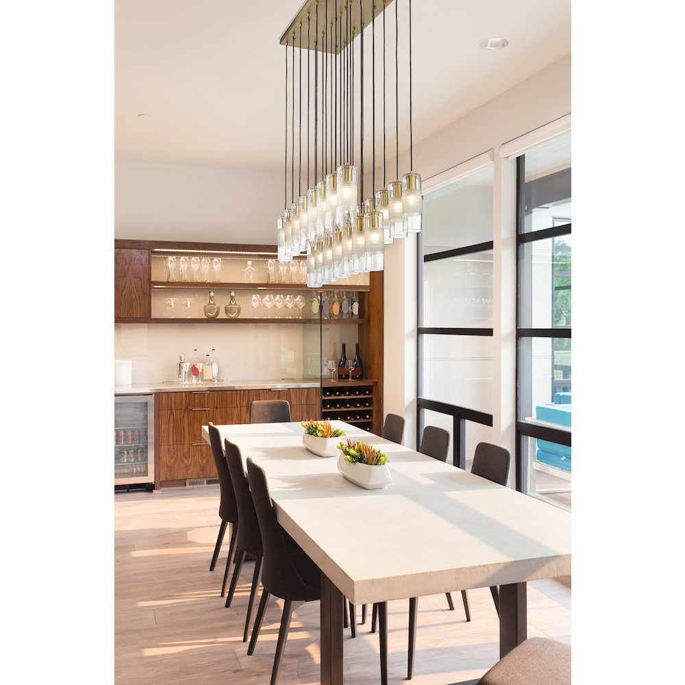 Z-Lite 23 Light Linear Chandelier. Picture 7