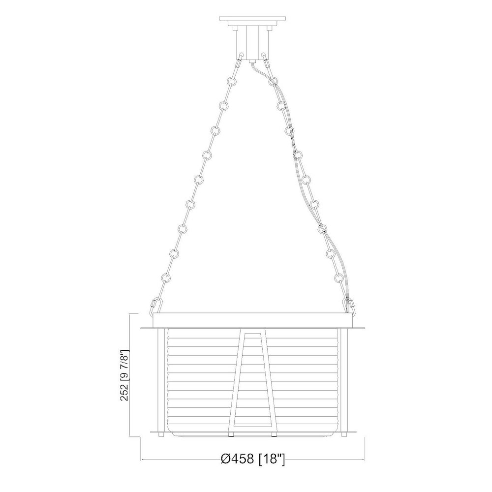 Z-Lite 3 Light Pendant. Picture 8