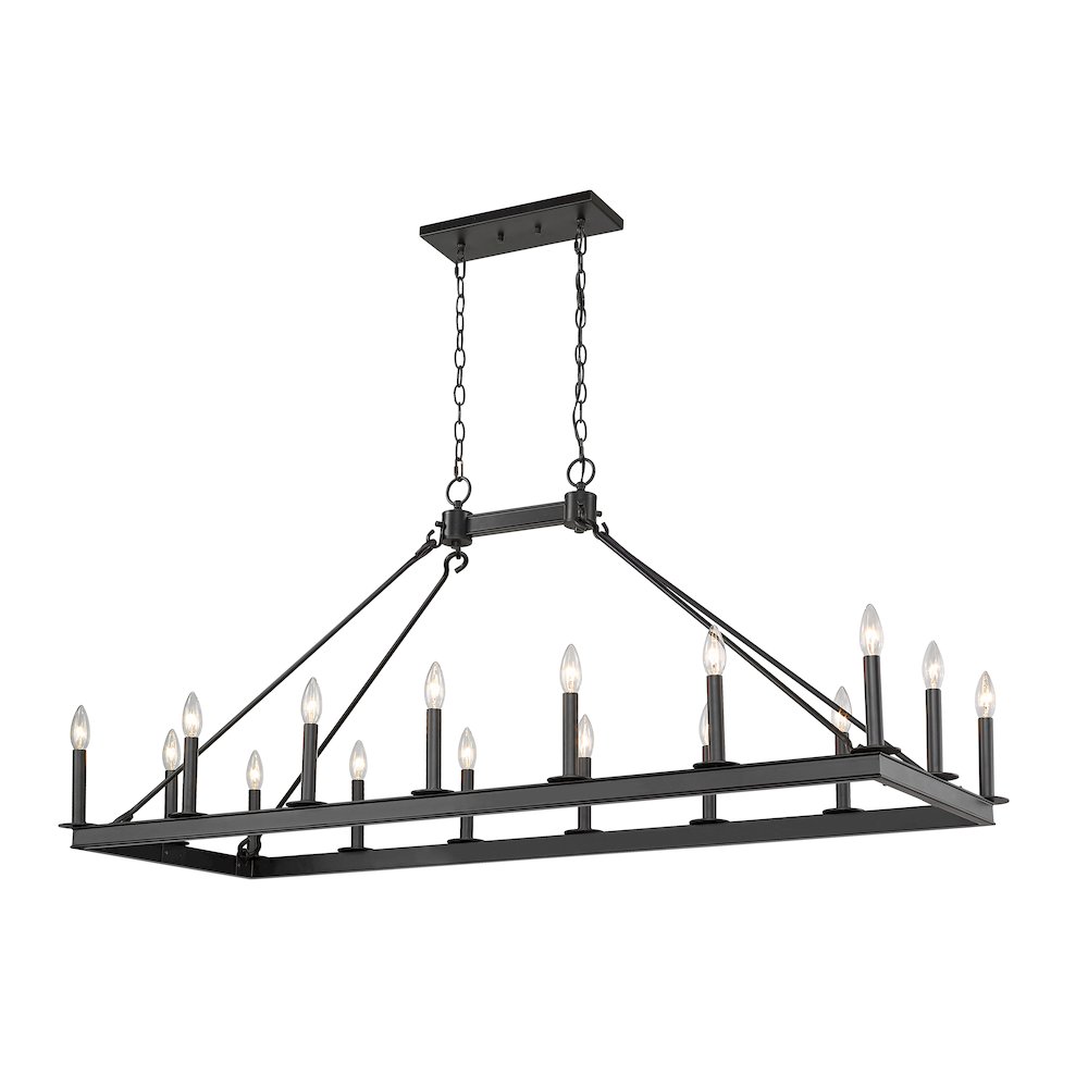 Z-Lite 16 Light Linear Chandelier. Picture 1
