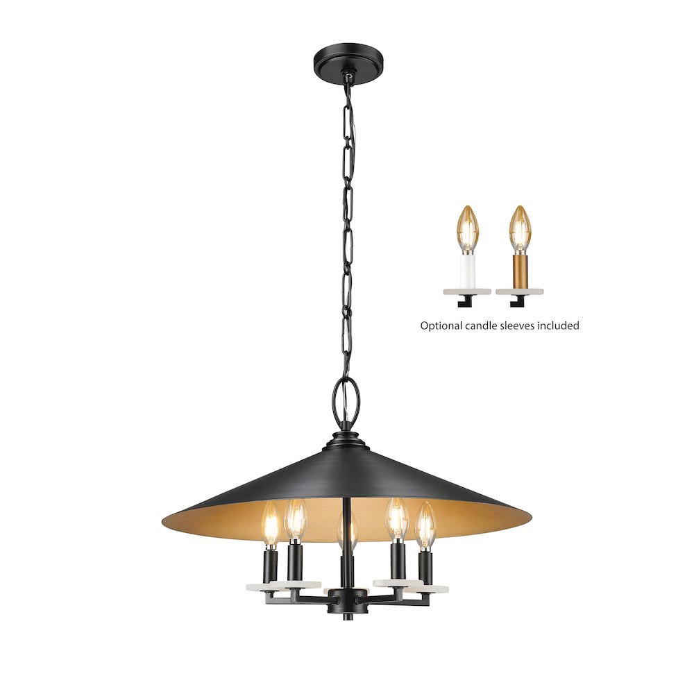 Z-Lite 5 Light Pendant. Picture 1