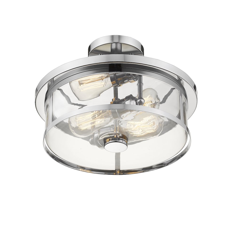 Z-Lite 2 Light Semi Flush Mount. Picture 3