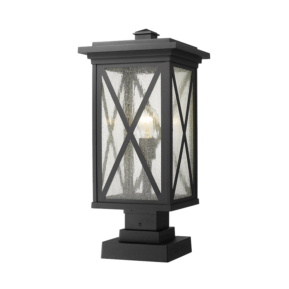 Z-Lite 1 Light Outdoor Pier Mounted Fixture. Picture 1