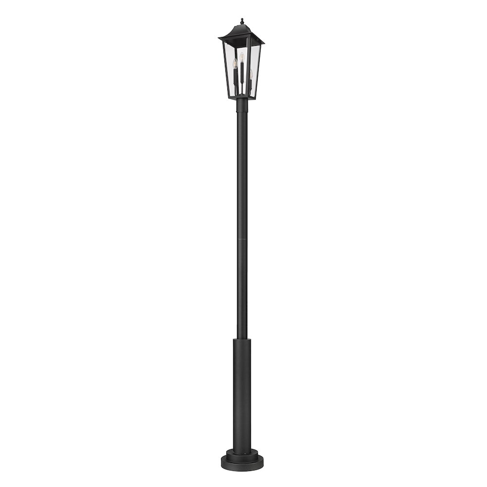 Z-Lite 3 Light Outdoor Post Mounted Fixture. Picture 5
