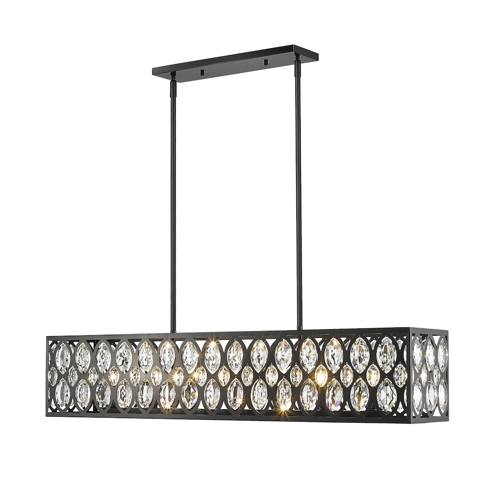 Z-Lite 7 Light Linear Chandelier. Picture 3